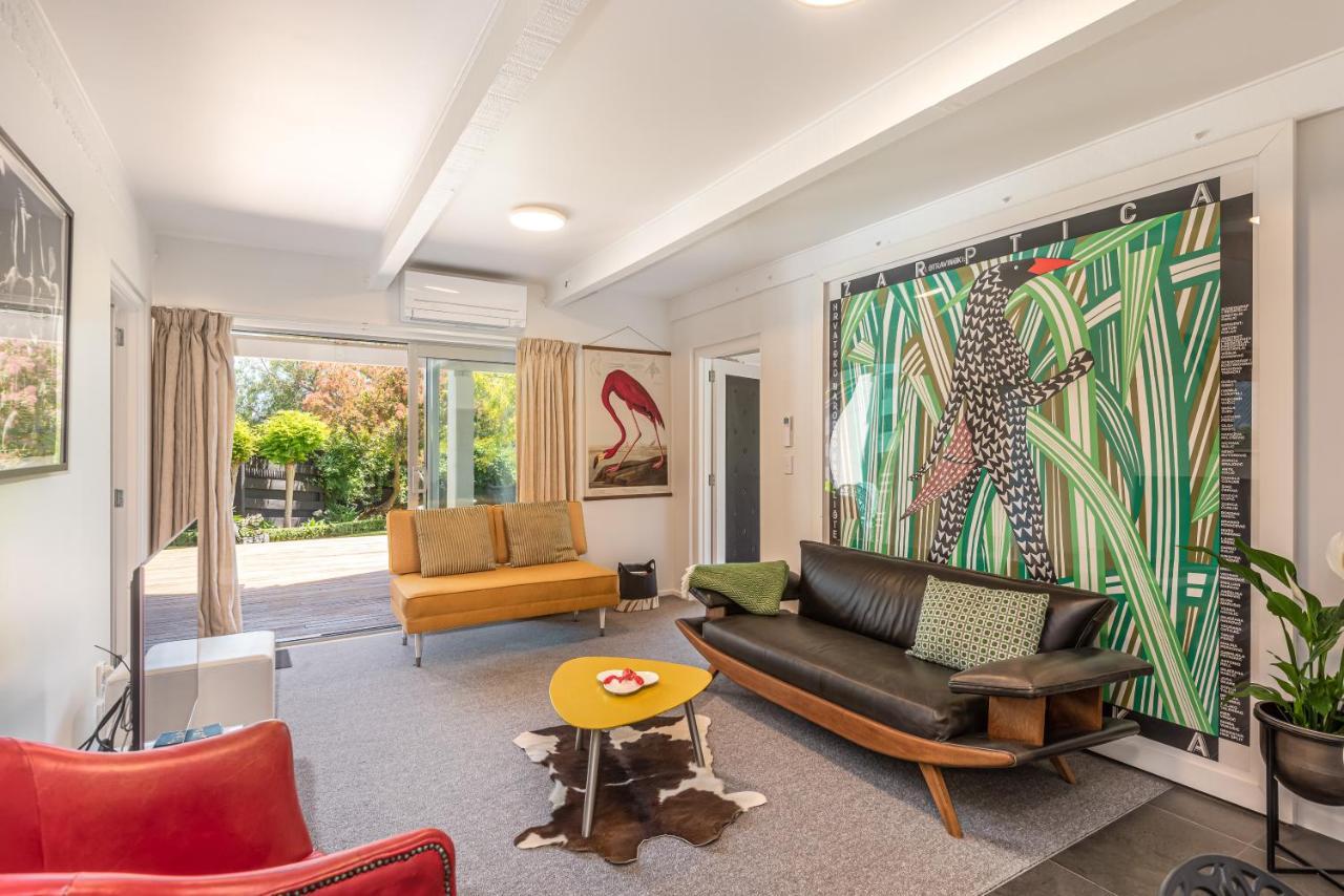 Apartamento Retro Living - Lush Garden Christchurch Exterior foto